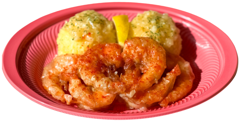 the garlic shrimp